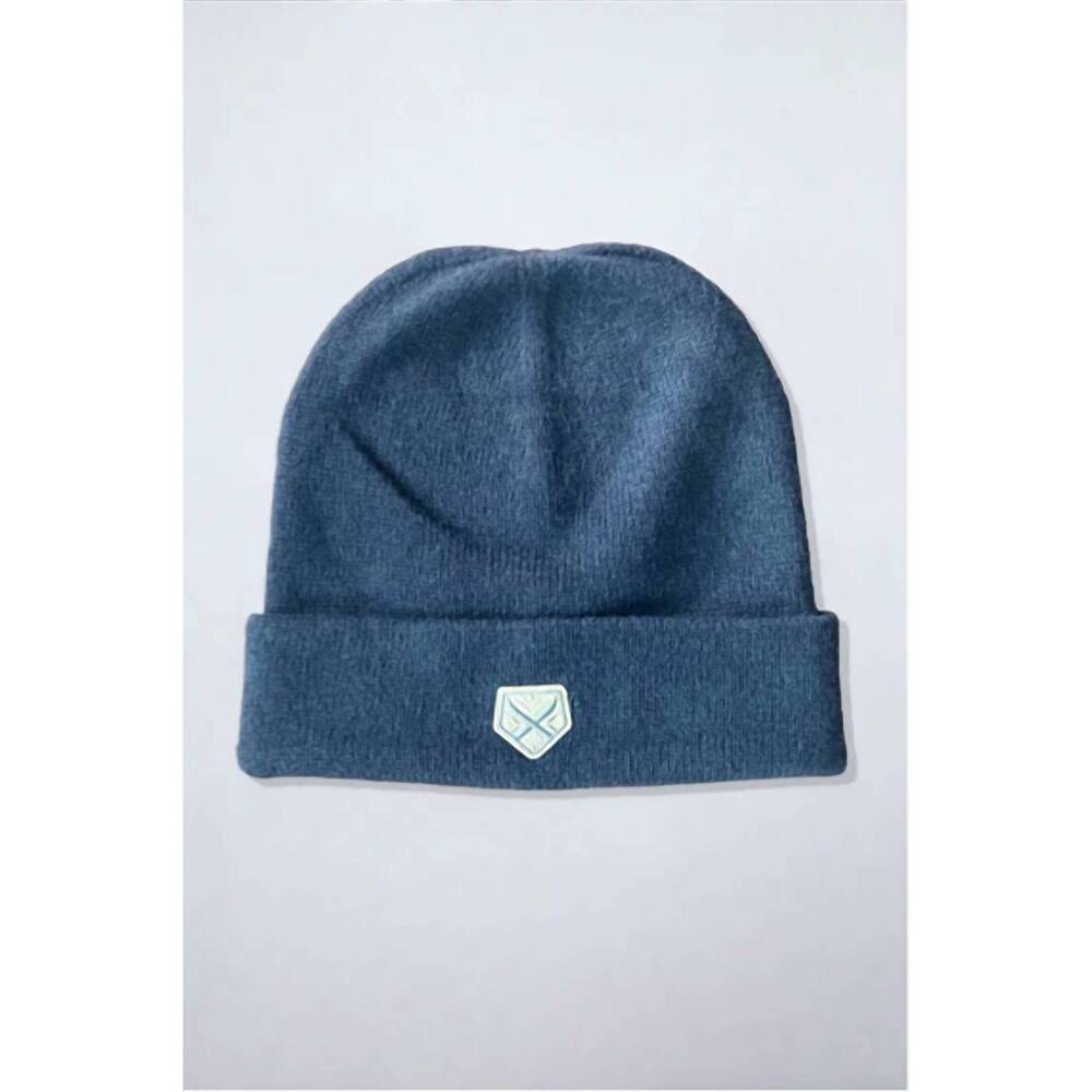 NEW POWDER PUFF COLLECTION women's cashmere merino beanie in navy